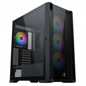 Xigmatek GXE-C1 ARGB 附4顆Z20A白風扇*4 電腦機殼 EN48854 黑色