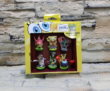 【西高地水族坊】美國授權販售 海棉寶寶公仔禮物組 可躲藏小魚.小蝦