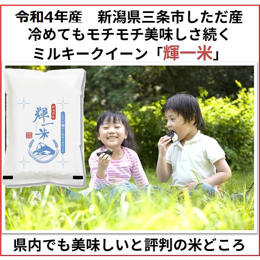 令和5年産新米　新潟県産ミルキークイーン白米2kg　新潟県三条市旧しただ村産　冷めてもモチモチ美味しいミルキー100%　輝一米　グルテンフリー