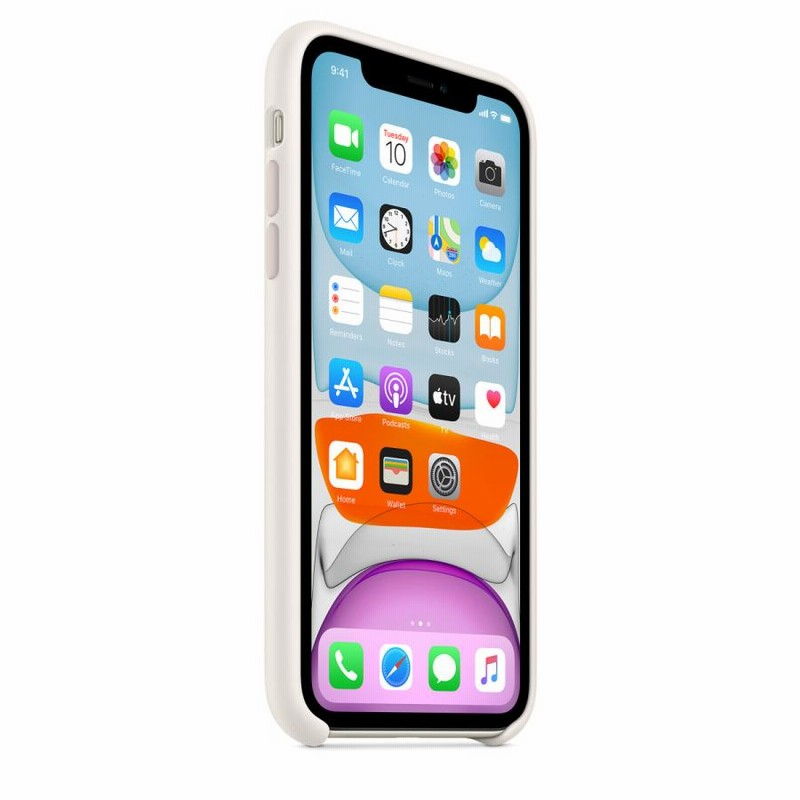 Apple 純正 iPhone11 シリコンケース ソフトホワイト 白