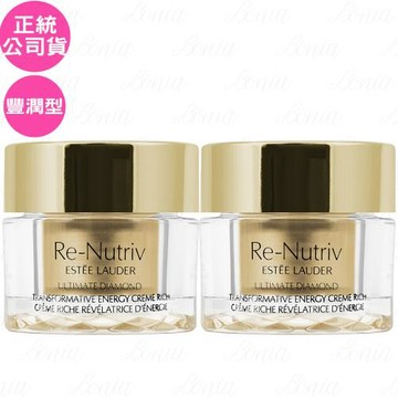 ESTEE LAUDER 雅詩蘭黛 白金級黑鑽松露雙效豐潤奇蹟霜(7ml)*2(公司貨)