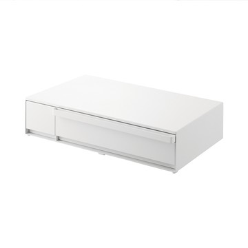 日本【YAMAZAKI】tower多功能抽屜式置物架(白)