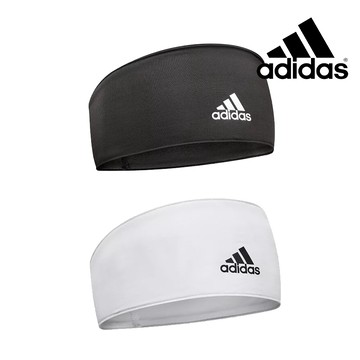 ADIDAS Training 雙面高彈性吸汗頭帶 雙面可帶 寬版 瑜珈 訓練 運動頭帶 經典單色 ADYG-30222