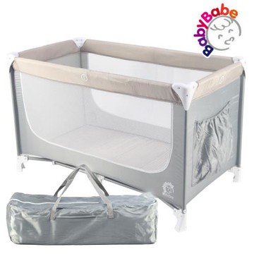Babybabe 家用摺疊嬰兒床(可收折遊戲床)