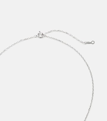 Mikimoto 18kt white gold necklace with pearls and diamond