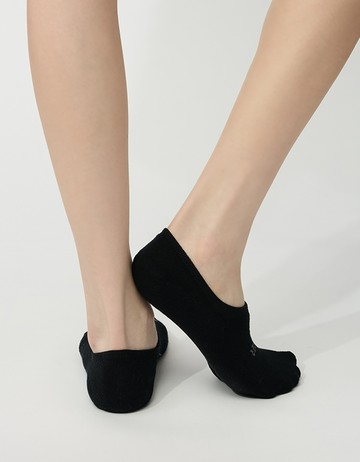 簡約時代隱形襪- 黑