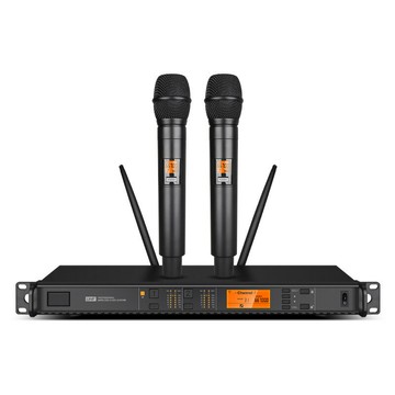 無線話筒一拖二U段紅外對頻調頻200個頻點KTV麥克風降噪專業級【北歐家居生活】