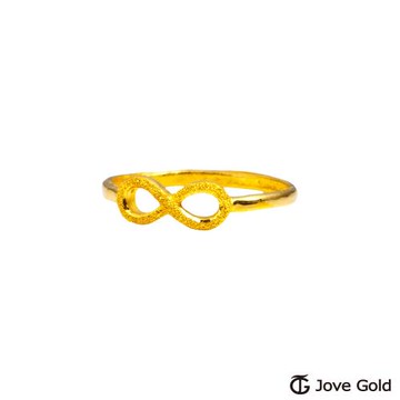 Jove Gold漾金飾 愛無限黃金戒指