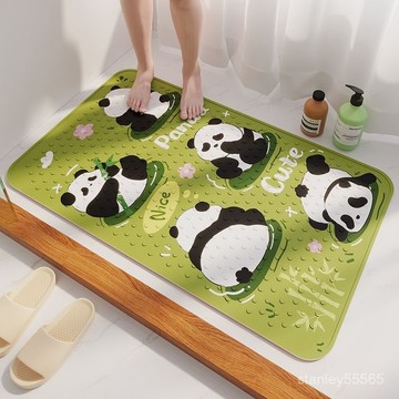 💖新品特惠💖✨小熊貓浴室防滑墊兒童寶寶洗澡間腳墊防摔防水衛生間地墊 RIMC