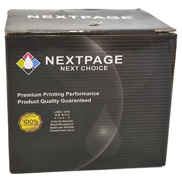 NEXTPAGE 台灣榮工 BROTHER 相容連續標籤帶 DK-22606 62mm  黃底黑字  15.24m