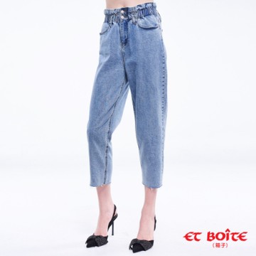 ET BOITE箱子 BLUE WAY – 高腰丹寧老爹褲