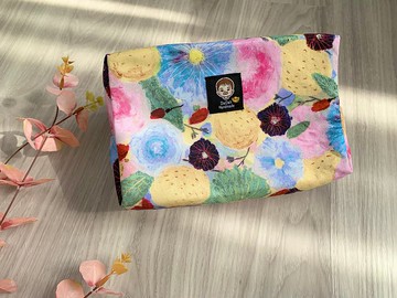 花團錦簇化妝包 拉鍊收納包