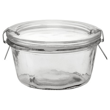 utopia 附扣玻璃密封罐 125ml 玻璃保鮮罐 密封防潮 廚房收納  單件  1個