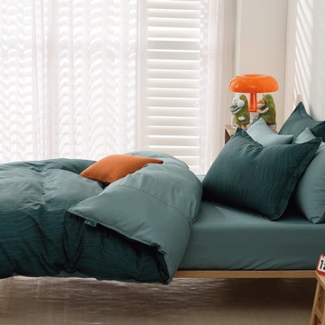 【訂做】 Caroline限定 | 山稜之線-純境長纖棉床包枕套組-訂做