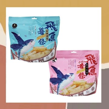 ［so媽］✨台灣品牌📦富強森 强森先生 飛魚薯條 90g/包 原味/辣味 滿滿鮮味 酥脆可口 辦公室零食