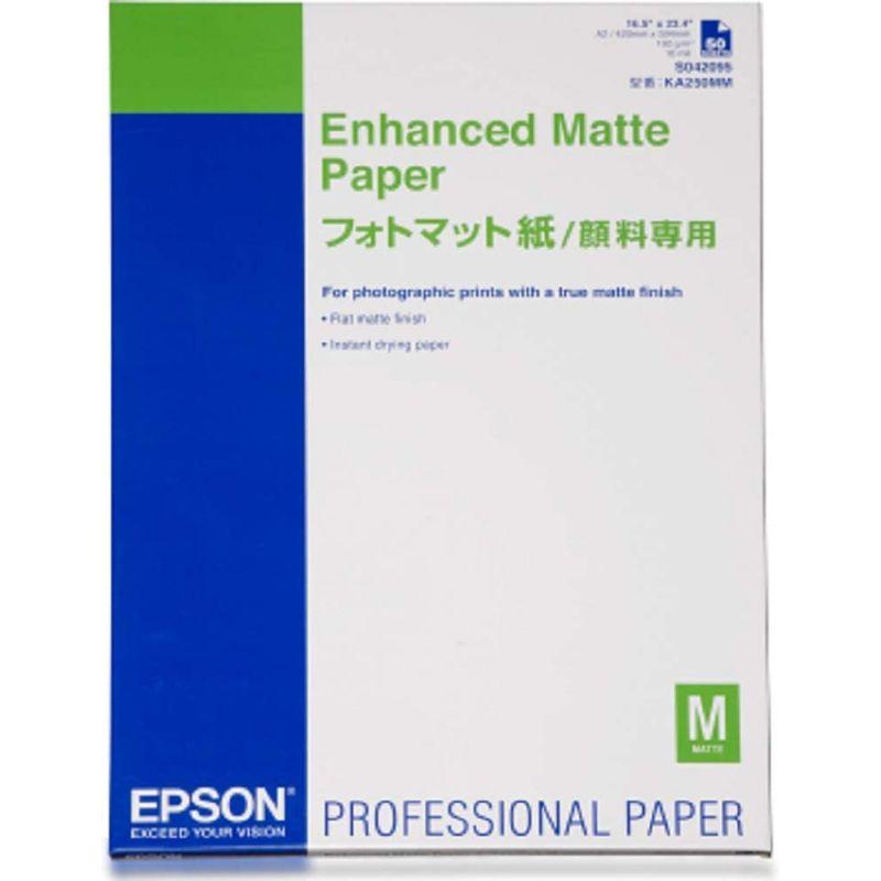 EPSON フォトマット紙 顔料専用 A2 50枚 KA250MM