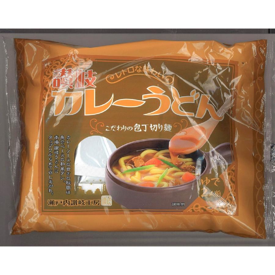 香川 お徳用 瀬戸内讃岐工房 讃岐カレーうどん 12袋(1袋2人前)  送料無料 北海道・沖縄・離島は配送不可)