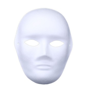 今天買明天到】紙漿狐狸麵具手工di繪畵小童手繪萬聖節南瓜空白貓京劇臉譜  SVG