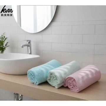 【凱美棉業】MIT台灣製 8兩厚實素色純棉吸水大浴巾  -6入組隨機出色