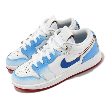 [ACS] Nike Air Jordan 1 Low SE GS 大童鞋 女鞋 白 藍 紅 漸層 AJ1 FN8895-141