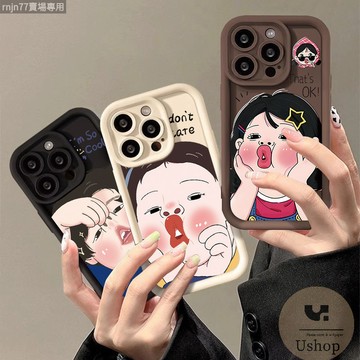 搞怪款嘟嘴女孩 加厚矽膠軟殼 OPPO RENO 13 12 11 10 PRO 11F 12F 13F 5G 手機殼