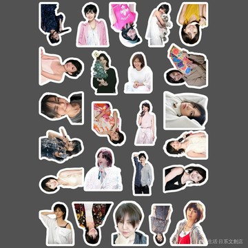 🌟免運🌟 孫燕姿 明星衕款 孫燕姿貼紙演唱會高顔值ins可愛週邊diy明星手機手賬裝飾貼畵 9OBB