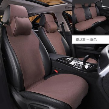 汽車座套翻毛皮款座墊汽車坐墊四季通用翻毛皮小蠻腰汽車內飾坐墊