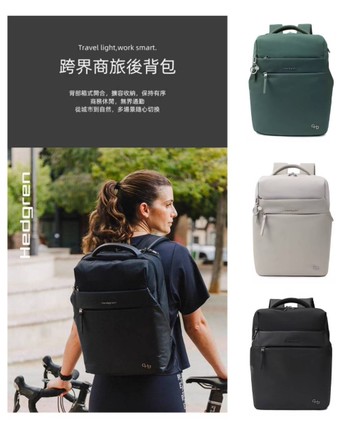 【Hedgren】NEXT商務系列 HNXT05 SCRIPT款式 RFID防盜 15.6吋 雙格層 電腦後背包-3色