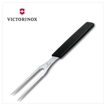 VICTORINOX 瑞士維氏 Swiss Modern 切肉叉 15cm 黑 6.9033.15B
