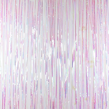 Wow Party Korea 派對亮片銀箔掛簾 5個  珍珠白  1套