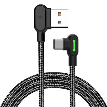 【Mcdodo麥多多】TypeC 充電線 2A快充 彎頭 傳輸線 紐扣系列 50cm/120cm/180cm