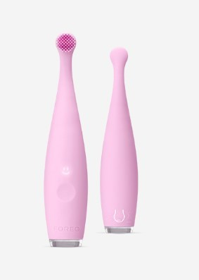 Foreo 斐珞尔 逸萨萌牙宝贝硅胶声波儿童电动牙刷 粉色(0-4岁)