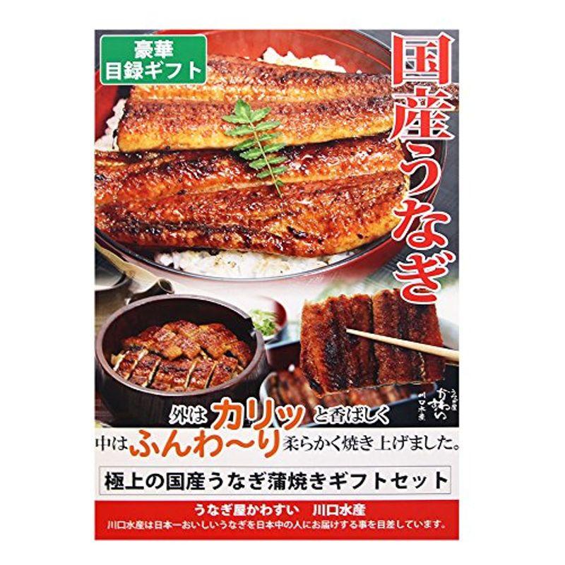 うなぎ屋かわすい 景品ギフト 国産うなぎ蒲焼きセット A３パネル