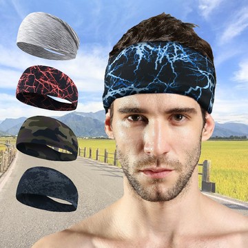 彈力運動導汗帶 健身止汗帶 吸汗頭帶 吸汗頭巾 運動髮帶 運動頭巾 頭帶 運動頭套【HC244】99750走走去旅行