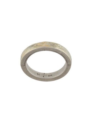 Parts of Four - Sistema Fuse 4mm ring - unisex - 18kt Yellow Gold/Sterling Silver - 7