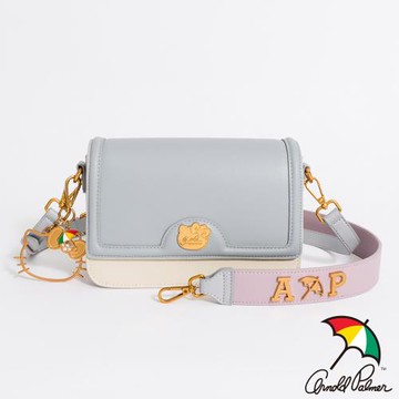 Hello Kitty - Arnold Palmer - 翻蓋斜背包 Gorgeous系列 - 粉藍色