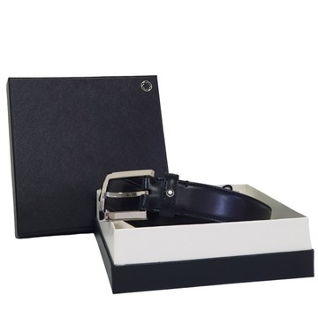MONTBLANC 萬寶龍120CM滑面皮腰帶贈紙盒紙袋