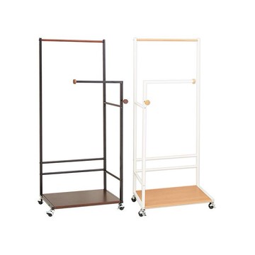 ikloo~日系時尚雙桿衣架(LS117)1入 黑／白 款式可選 ※限宅配／無貨到付款