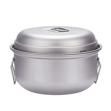 TEMPEST 純鈦蒸籠鍋 2100ml  1個  18.4cm