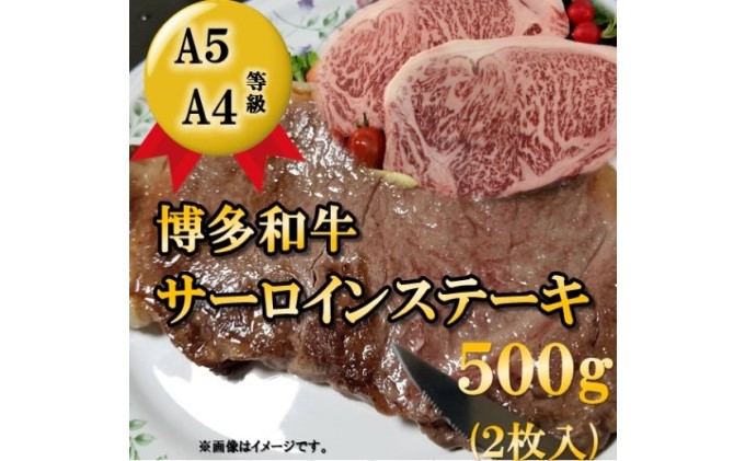 博多和牛 サーロイン ステーキ用 500g（2枚入）