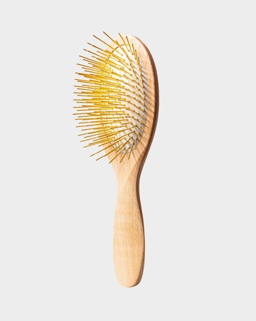 Gua Sha Hair and Scalp Brush Premium Wooden Edition