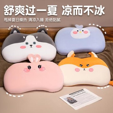 夏季涼席豌豆枕床上慢回彈記憶枕棉芯學生宿舍分區