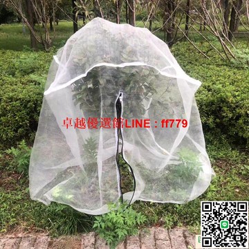 【卓越優選館】防鳥網 楊梅網罩水果樹網罩蓮霧藍莓網桃樹防鳥網網罩40目枇杷罩防果蠅罩