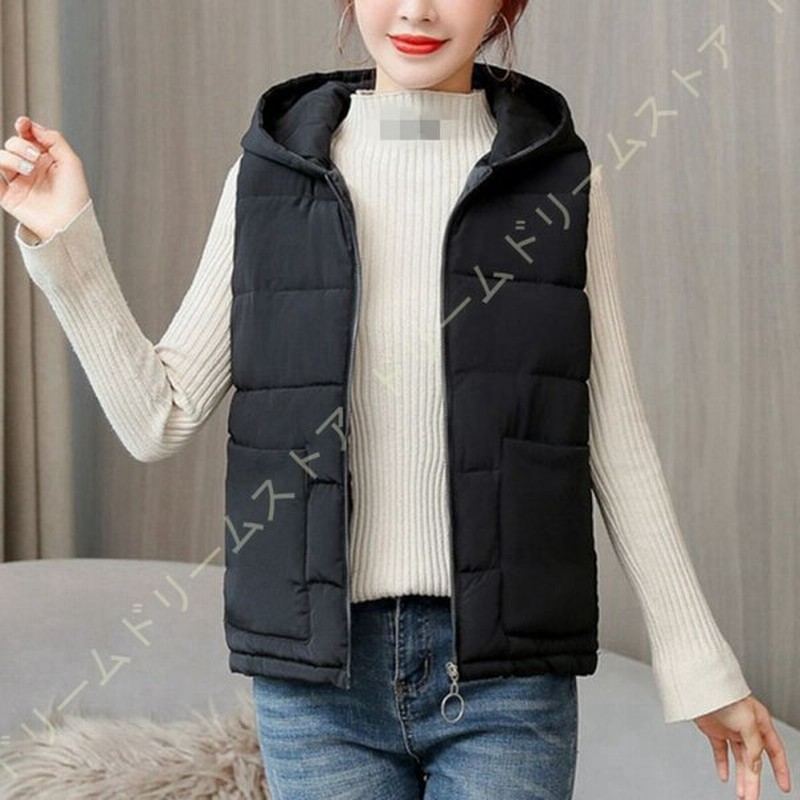 レディース ダウンベスト フード 付き 中綿 ダウン ベスト 可愛い あったか アウトドア 大きいサイズ ダウンベスト ショート きれいめ ファッション ベスト 通販 Lineポイント最大0 5 Get Lineショッピング