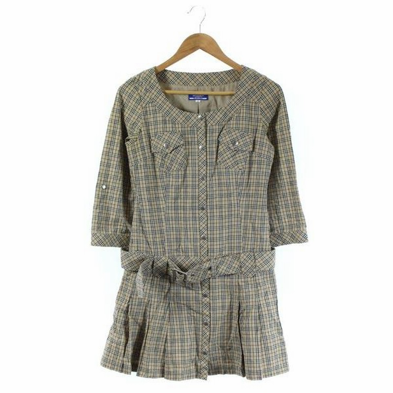 バーバリーブルーレーベル BURBERRY BLUE LABEL ワンピース ミニ 