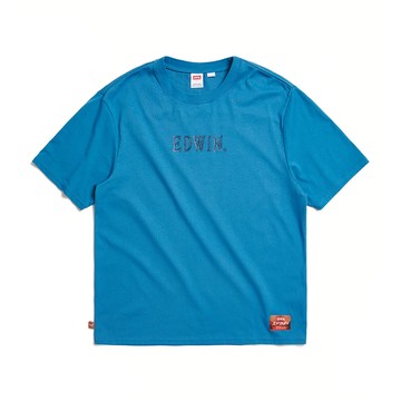 EDWIN｜COOL FLEX｜男裝｜岩石紋印花寬版短袖T恤