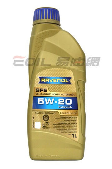 RAVENOL Super Fuel Economy SFE SAE 5W20 全合成機油【299免運領券再享折扣】