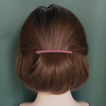 短發尷尬期發飾神器短發卡發量少馬尾發夾女后腦勺一字半扎發夾子