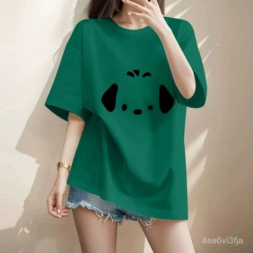 免運 忍不住自留~ 純棉 短袖t恤女 oversize 夏天衣服 素面 t恤 印花 t恤 男女同款 夏季女裝 0547