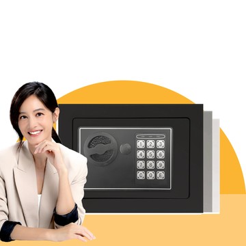 發億金庫 家用密碼保險箱 ST-17【白/灰/黑 三色可選】